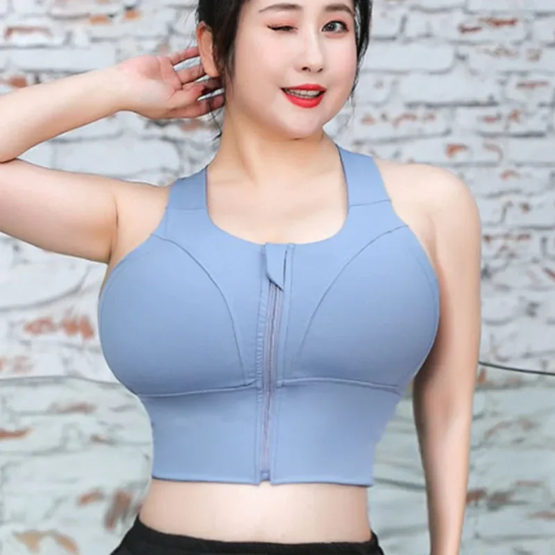 Big Breast Sports Bra High Support S-5XL Underwear for Ladies Women Fitness Yoga Tank Top Plus Size Running Shirt
