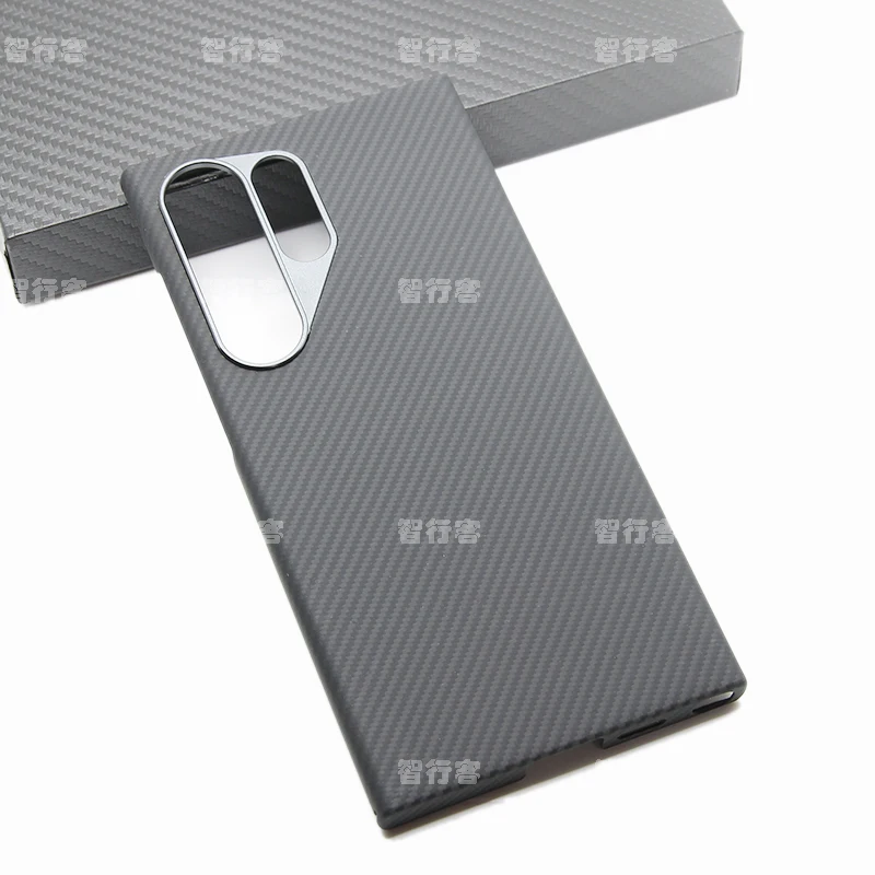 ZXKE Carbon Case For Samsung Galaxy S24Ultra Embedded Iron Sheet Magnetic Car Support Magsafe 600D Aramid fiber Shell