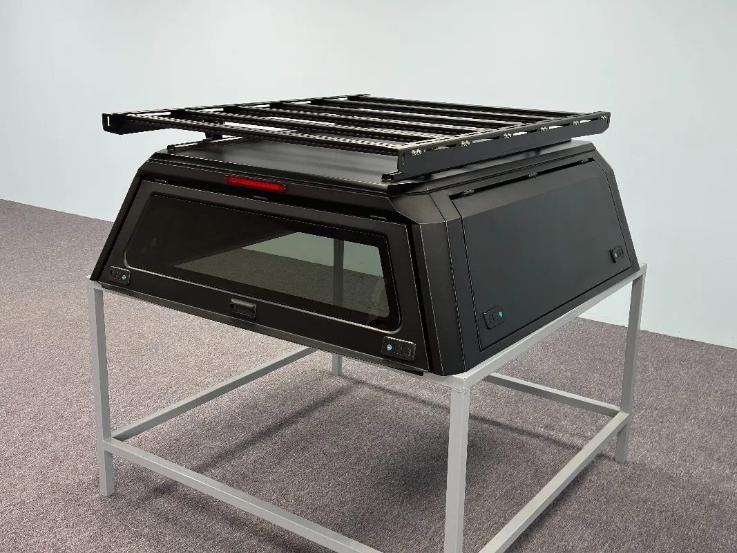 Custom  4x4 Pickup High Cover Aluminum Pickup Canopy Truck Cover Roof Rack