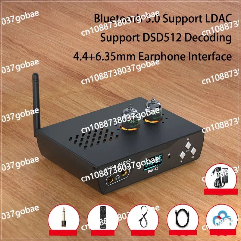 

Декодер Hi-Fi Audiophile 5.0 Bluetooth ESS9038 Трубчатые сбалансированные желтые наушники Универсальный аудиоусилитель