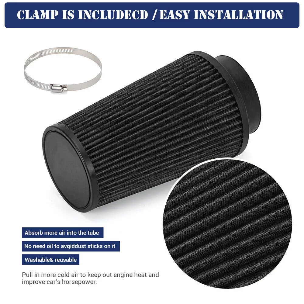 Cold Air Intake Kit w/Filter For 2007.5-2012 Dodge Ram 3500 6.7L Cummins Diesel