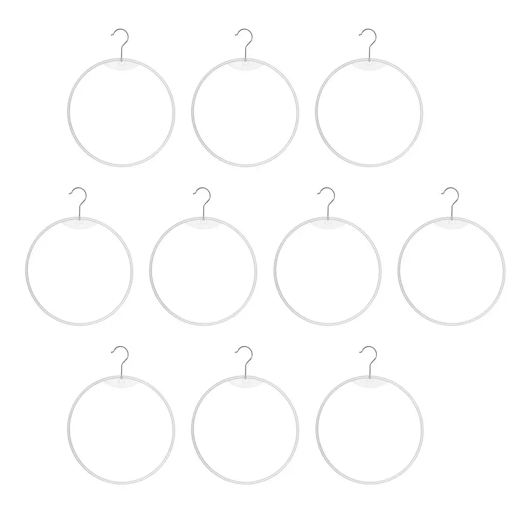 

10Pcs Swimwear Display Shelf Elegant Female Briefs Hanger Smooth Finish Circle Design Easy Clean Bikini Drying Rack for Daily