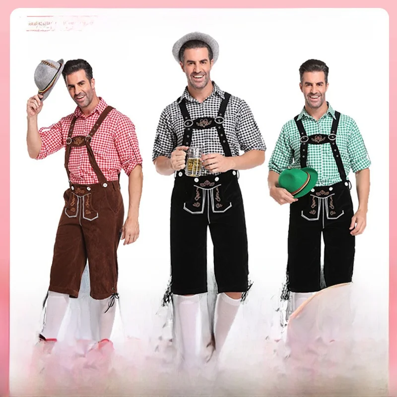 Halloween-Kostüm für Erwachsene, Bierfest, Rollenspiel für Herren, Bühnenkleidung, ethnisches Bühnenkostüm, traditionelles Hanfu, Herrenfaion