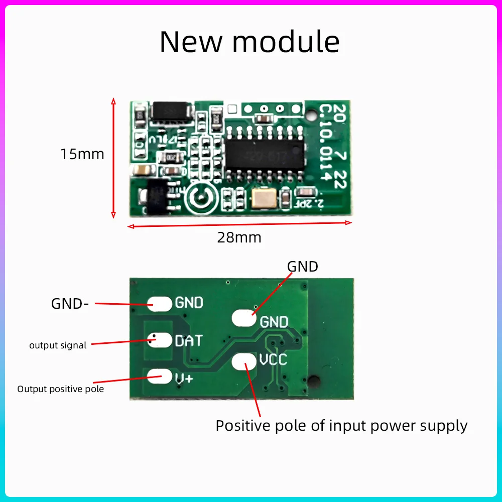 5PCS ARGB Colorful LED Strip Module WS2812B 2811 1903 LED Strip Controller Bluetooth APP Multi Color Dimming 12V 5V Small Size