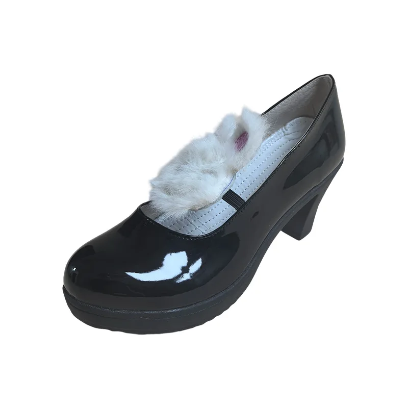 Yu Cosplay Store  Rabbit Girl Cosplay Boots Anime Performance Halloween Carnival Props Party Custom Shoes