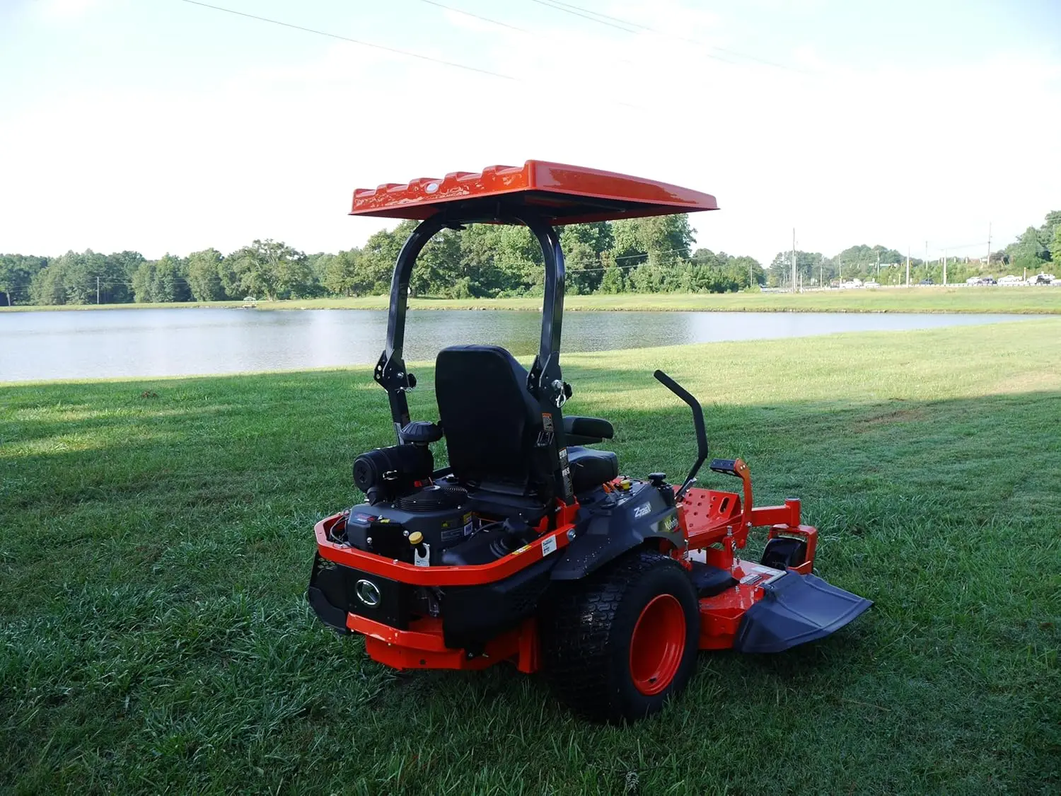 Dossel universal para trator e cortador de grama superior 36 polegadas laranja - fabricado nos EUA