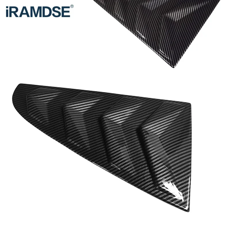 Quarter Side Window Louver Scoop Cover Vent Carbon Surface Spoiler Decorative Accessories for VW ARTEON Passat CC 2009 - 2018