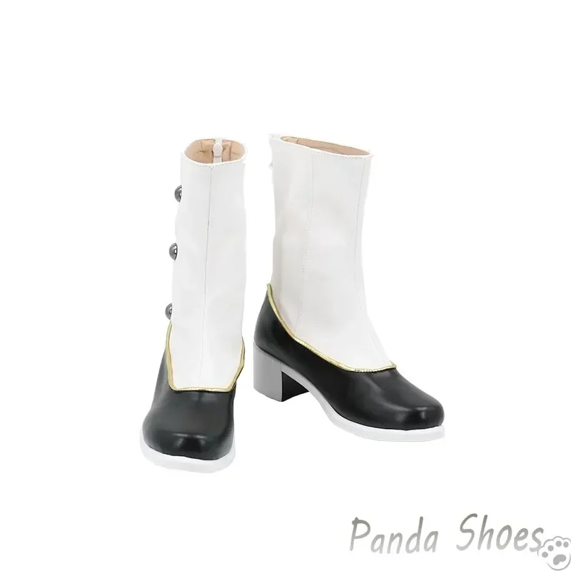 รองเท้าคอสเพลย์ฟิกาโร่จากอนิเมะเกม รองเท้าบูทยาวสำหรับคอสเพลย์ฟิกาโร่จากการ์ตูน ใช้เป็นอุปกรณ์ประกอบชุดคอสเพลย์สำหรับงานคอนเวนชั่น ปาร์ตี้ฮาโลวีน