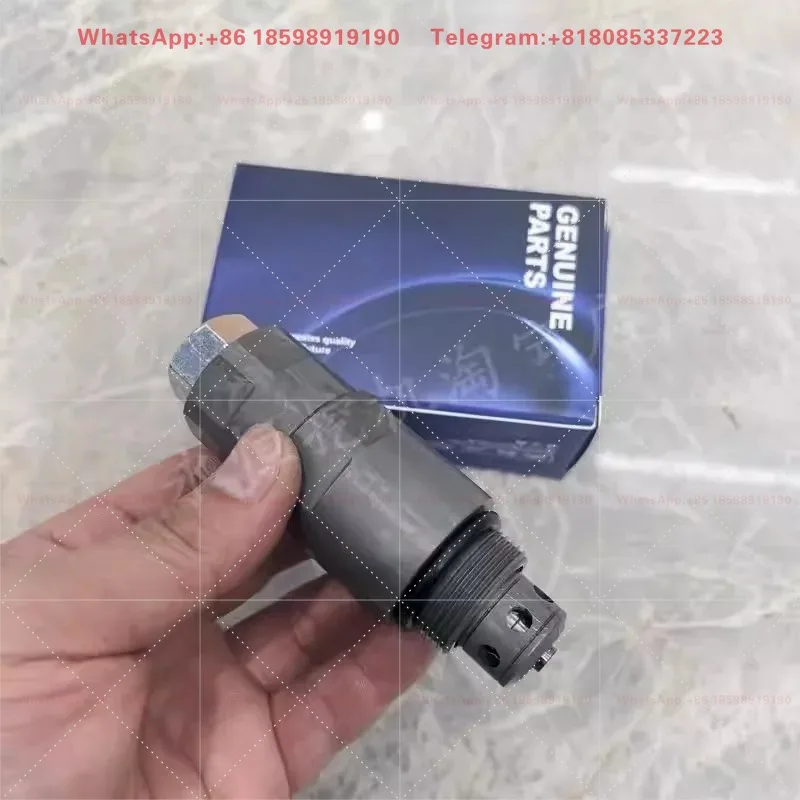 1PCS Suitable for excav-ator SY205 215 235 285-8-9, distributor main and auxiliary overflow valves, safety valve accessories