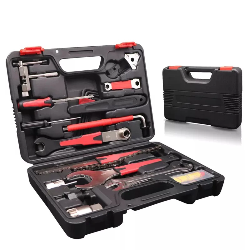 Mountain Bike Tool Box Bicycle 18 In 1 Kit Repair Spoke Wrench Tool Kit Road Bicycle Multi-Function Repair Kit Bike Repair Tool