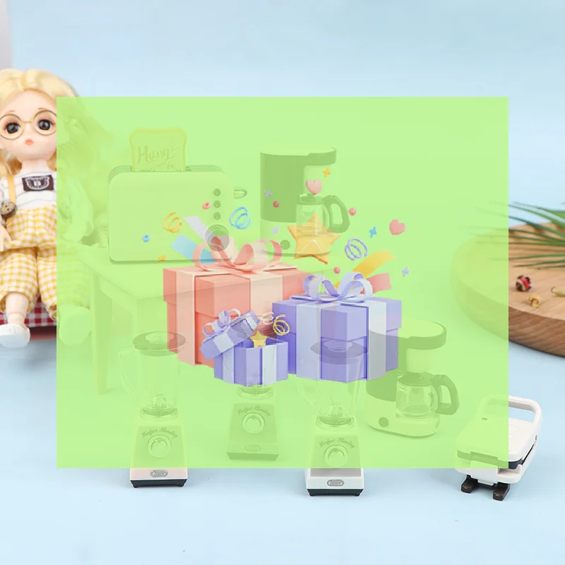 Doll house mini decoration simulation kitchen electrical model doll toy