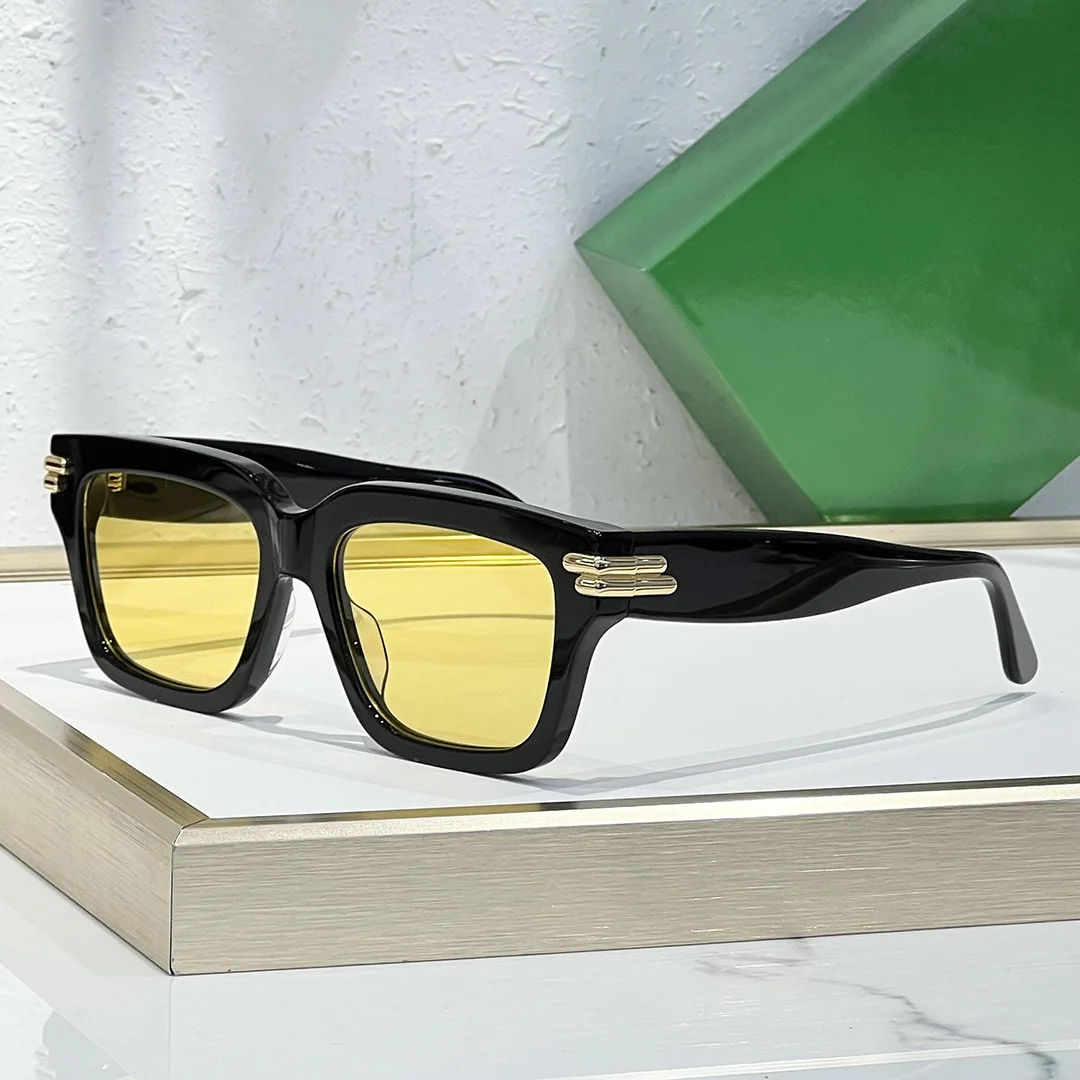 

Retro Square Sunglasses Men Women UV400 Protection Luxury Designer Handmade Acetate Frame Night Driving Fashion Eyewear