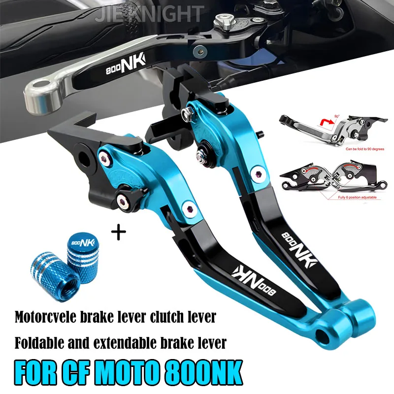 For CF MOTO 800NK 800 NK CF800NK 2023 2024 2025 Motorcycle Accessories Adjustable Brake Clutch Levers Handlebar Grips Ends