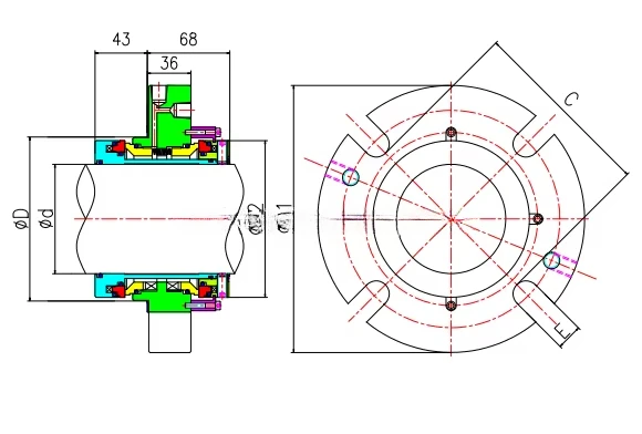 Sealcon Replace Depac 365 Double Cartridge Mechanical Seals