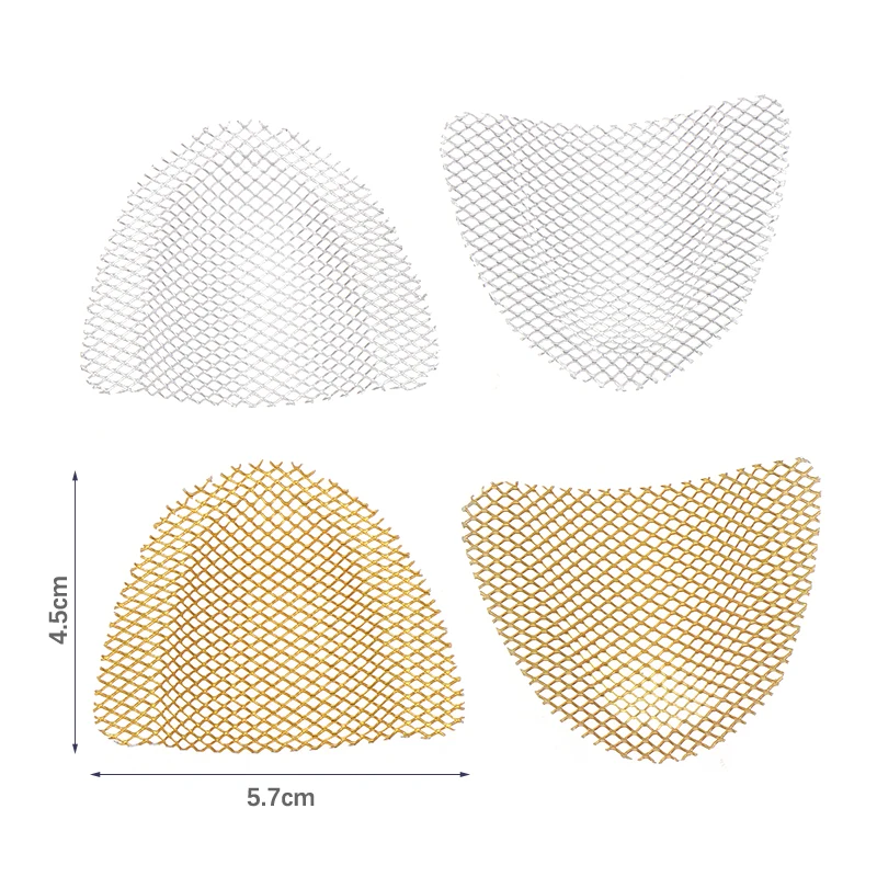 Filet en métal pour empreintes dentaires, utilisé pour renforcer les dents supérieures et inférieures, 10 pièces par paquet