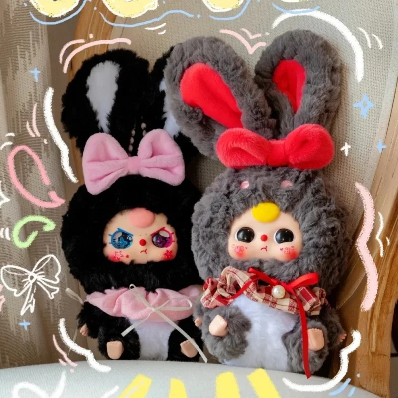 

Baby Three Lily Rabbit Town V2 Series Blind Box Kawaii Figure Plush Toy Pendant Ornament Collection Decor Christmas Birth Gift