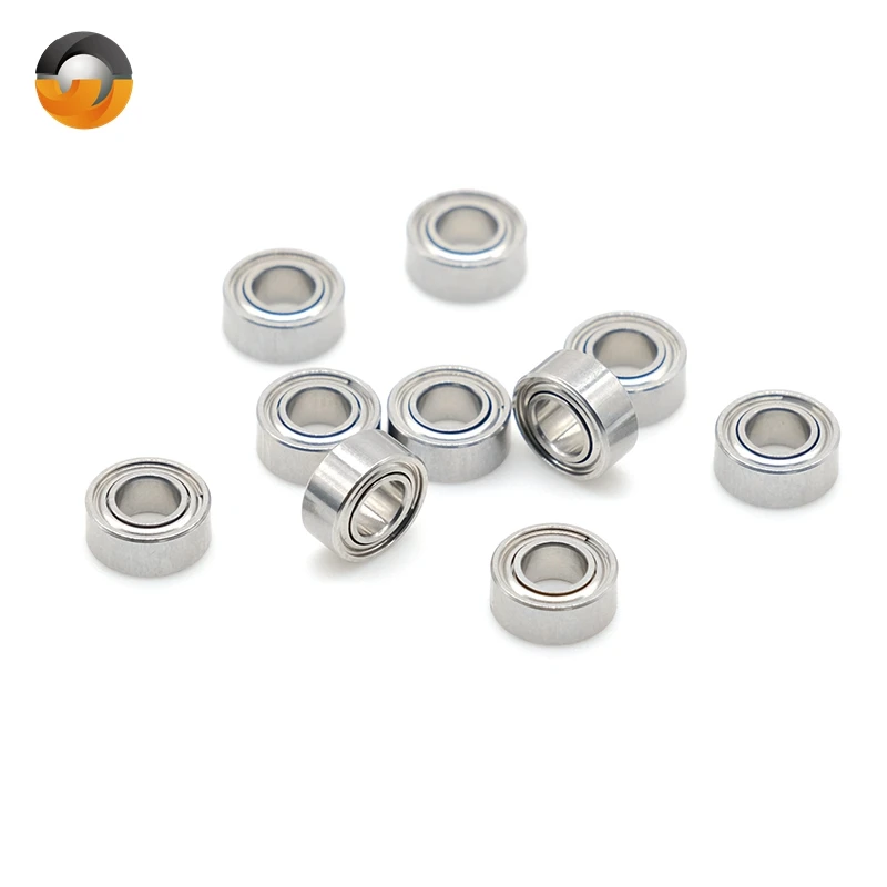 10PCS SMR63ZZ 3x6x2.5mm L-630ZZ WA673ZZA Miniature Stainless Steel Bearing 440C Material ABEC-7