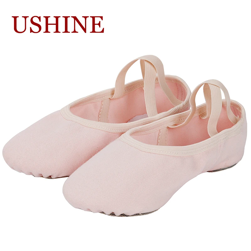 Professional Stretch Ballet Dance Shoes for Women Girls Split Soft Sole Canvas Ballet Slippers Elastic Fabric Ballet Shoes