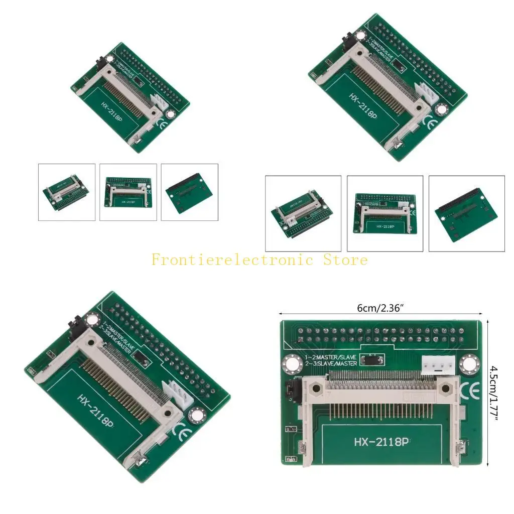 

G8DB Компьютерные разъемы Карта памяти к 3,5-дюймовому 40-контактному гнездовому адаптеру жесткого диска IDE