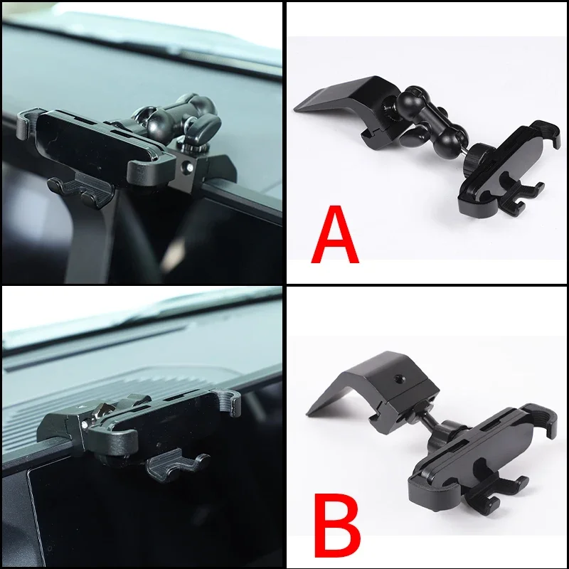 For Toyota Prado JC250 250 2024+ Car Phone Holder Mount Rotatable, Shockproof,Mobile Phone Holder Above Navigation Screen