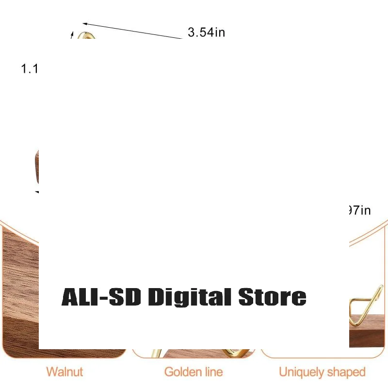 Wooden Business Card Holder Eco-friendly Non-toxic Finish Desk Stand for Office Meeting Business Staff Daily Use