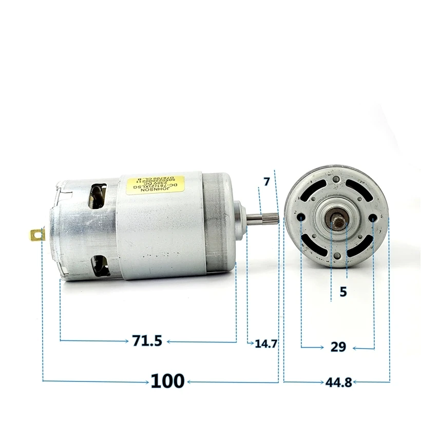 Imagem -03 - Motor do Eixo do Torque Alto da Escova do Carbono 13000rpm Dc220v230v 7812xlsg