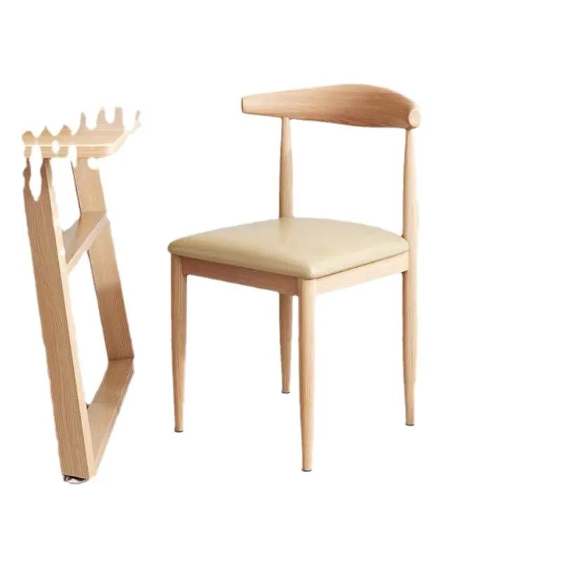 

Fast food restaurant chair hamburger dessert milk tea restaurant Internet celebrity restaurant back dining chair