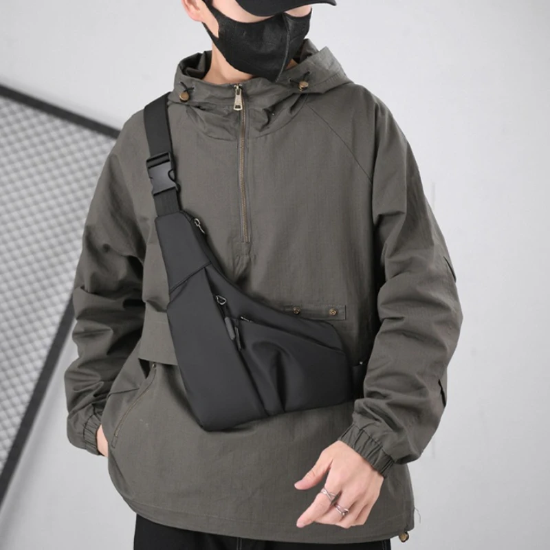 

Anti-theft Close-fitting Chest Bag for Men Shoulder cross Fashion Man Sling Crossbody Bags 2026 Waterproof Handbag Sports Travel