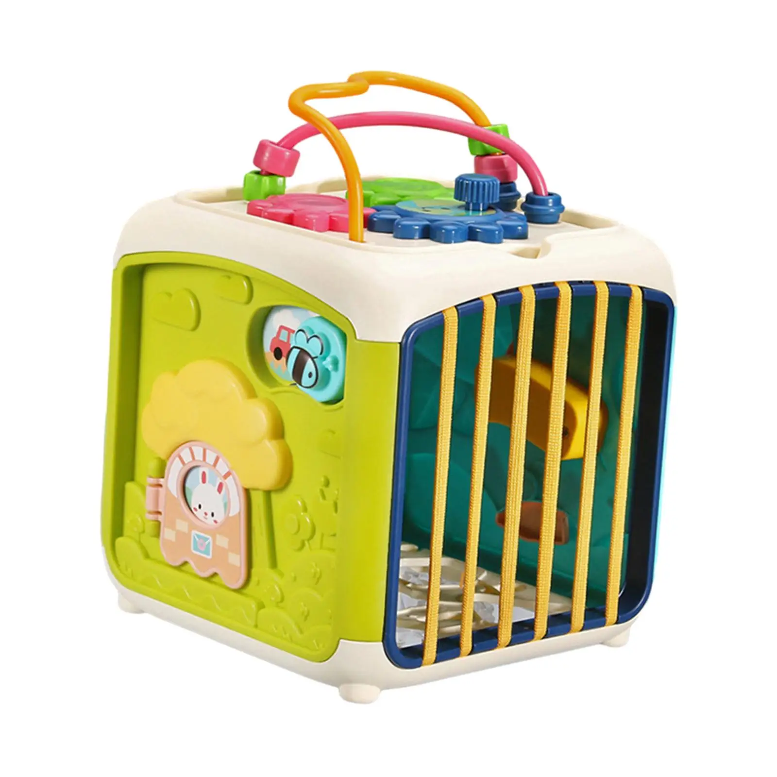 7 in 1 Activity Cube Toy Busy and Entertained for Travel Toy