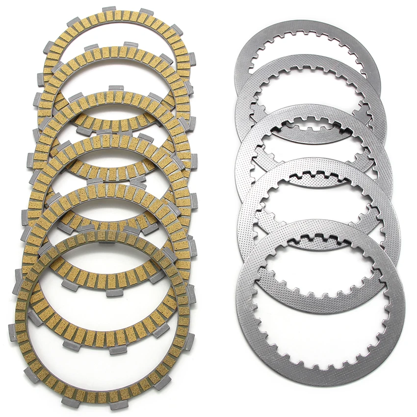 Clutch Friction Disc Plates For Honda CBR400 NC23 CBR500F CBR600F Hurricane CB400 VTEC NC39 NC42 OEM:22201-MA7-000 22201-MW3-960