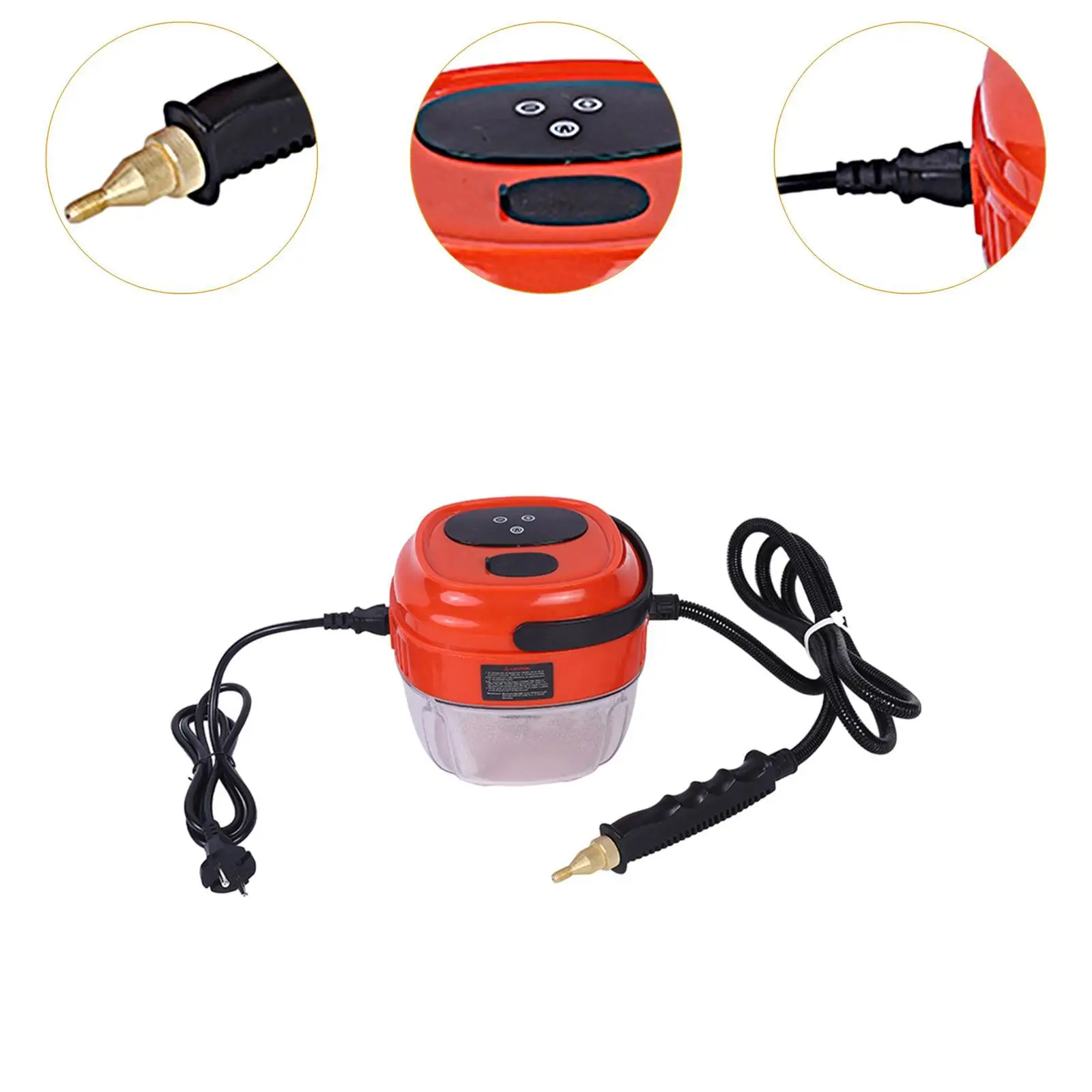 Handheld Steam Cleaner Portable Pressurized Touch Screen Steam Cleaning Machine for Furniture Bathroom Kitchen Couch Home