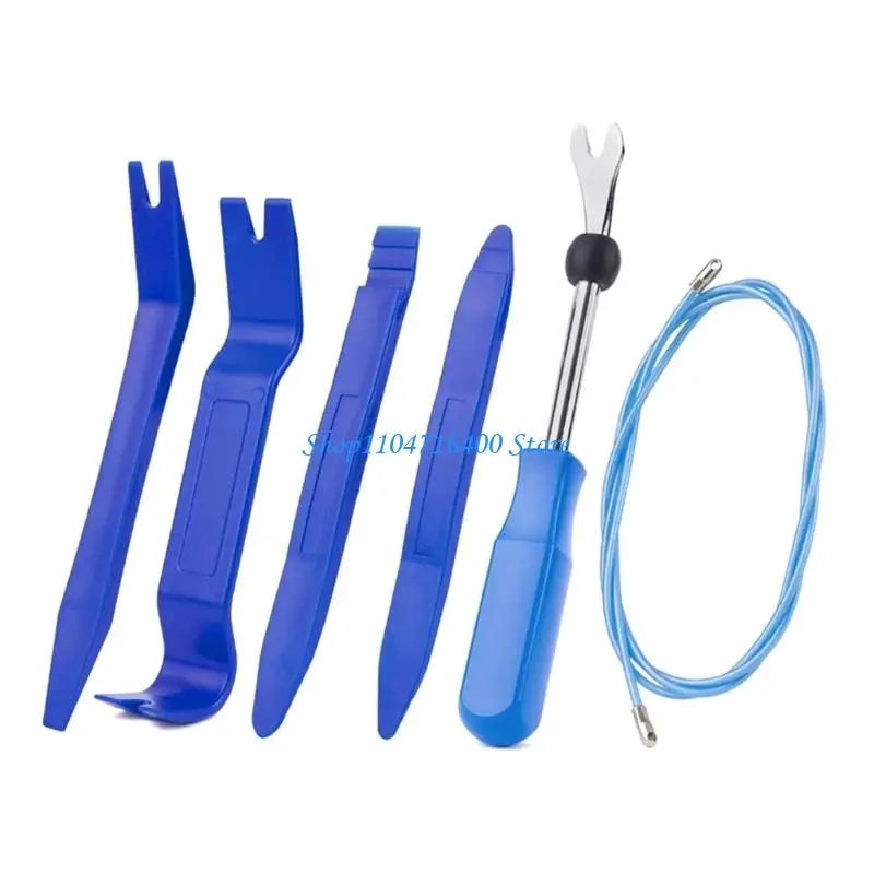 y1gd 6 peças ferramenta remoção do painel da porta do veículo adequada para a maioria modelos carros para arranhões, e