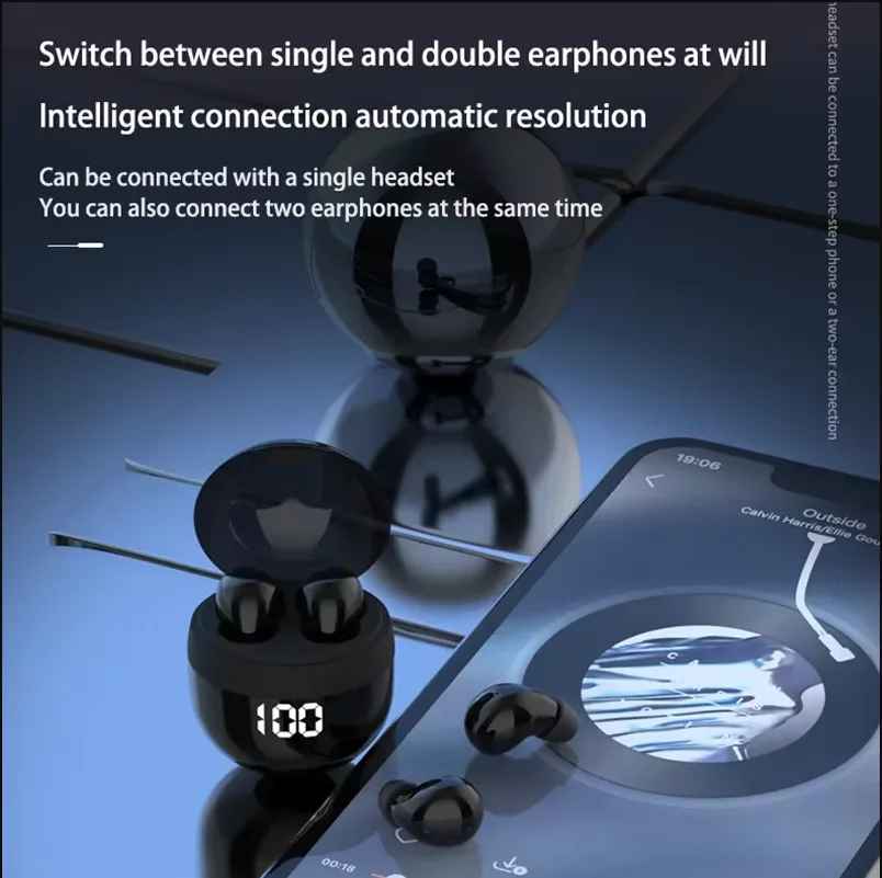 

SK18 TWS Waterproof Binaural Stereo Wireless Earphones, Sports Life Earphones, Gaming Earphones