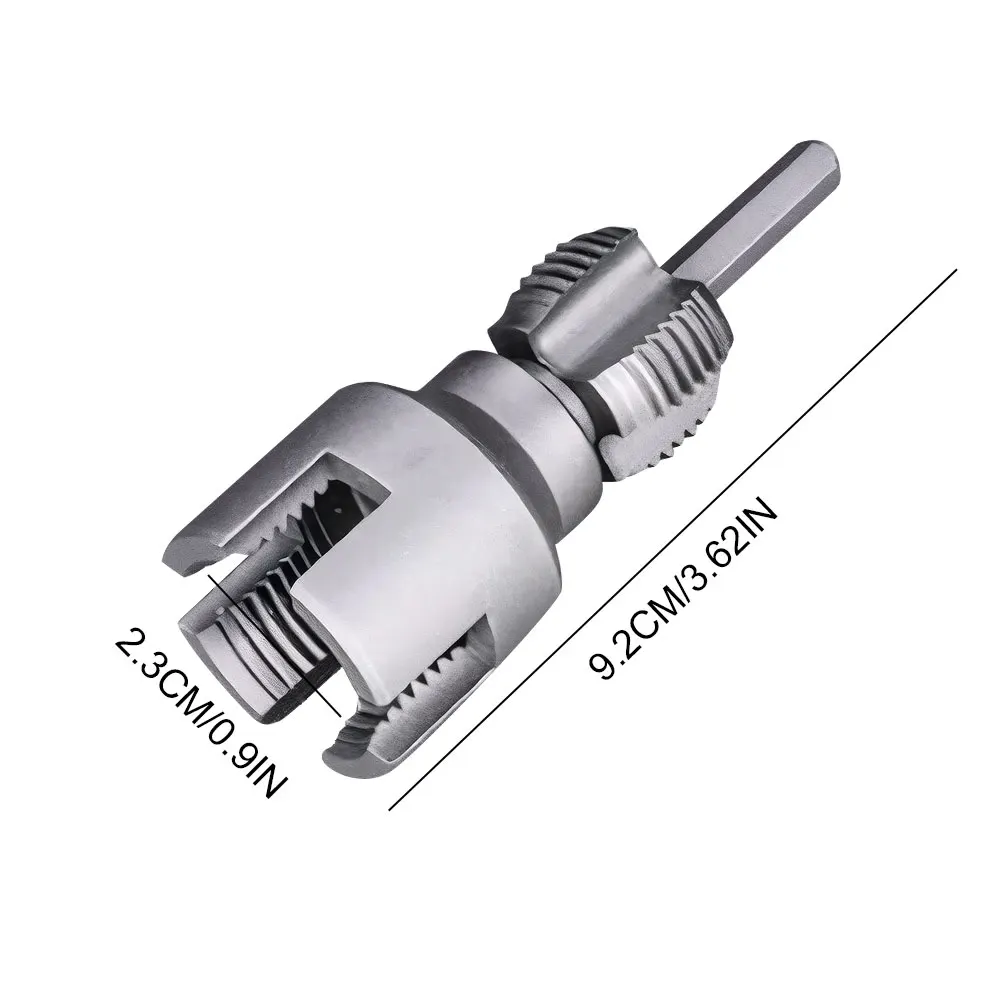 Integrated Internal & External Pipe Threading Tool Plastic Pipe Tap Die Set Pipe Thread Maker Tool for Cutting & Pipe Threader
