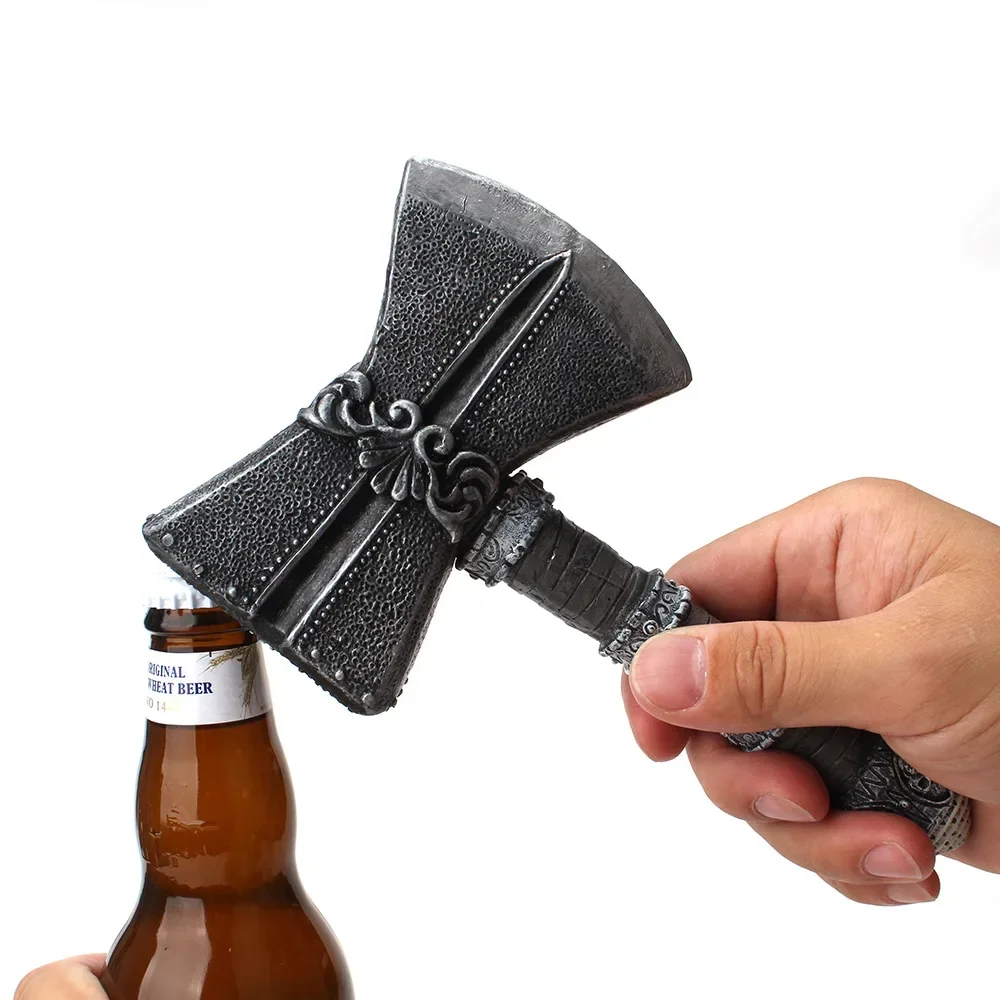 Creative Three-dimensional Axe Bottle Opener, Split Rotating Assembly, Creative Beer Kitchen Gadget