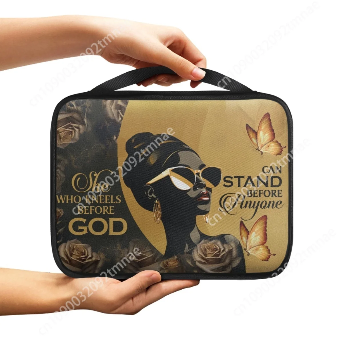 

African Girl Pattern Bible Bag Ladies Large Capacity Wearable Lion King Figure Handbag Daily Custom designer bags handbags