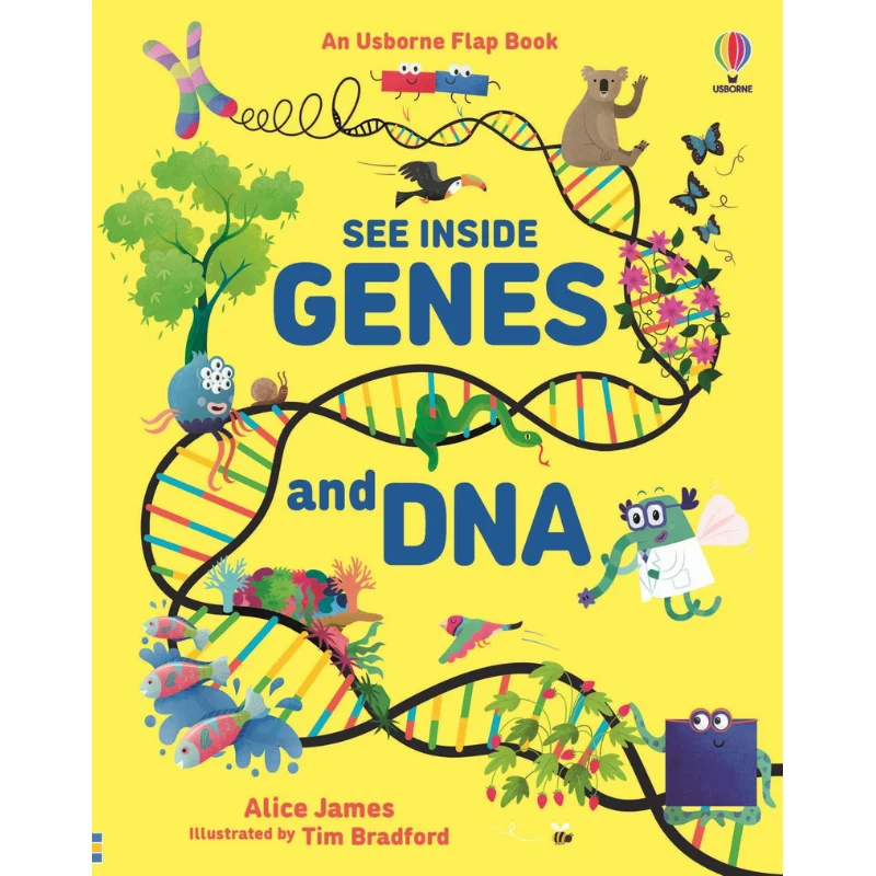 See Inside Genes And DNA Alice James Usborne Publishing 9781474943628 Book