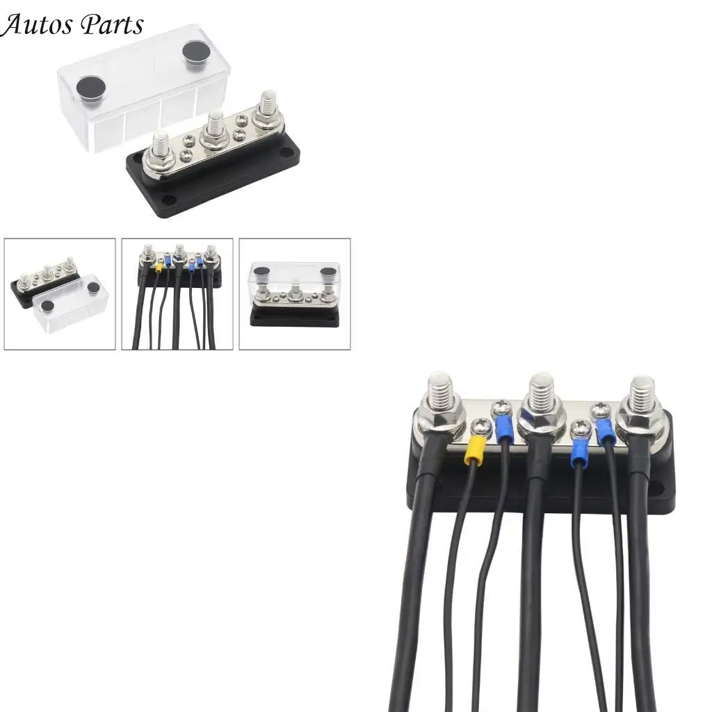 

57BA Терминал Блок -Шпильки Бус Бар 3x 5/16 "Спика