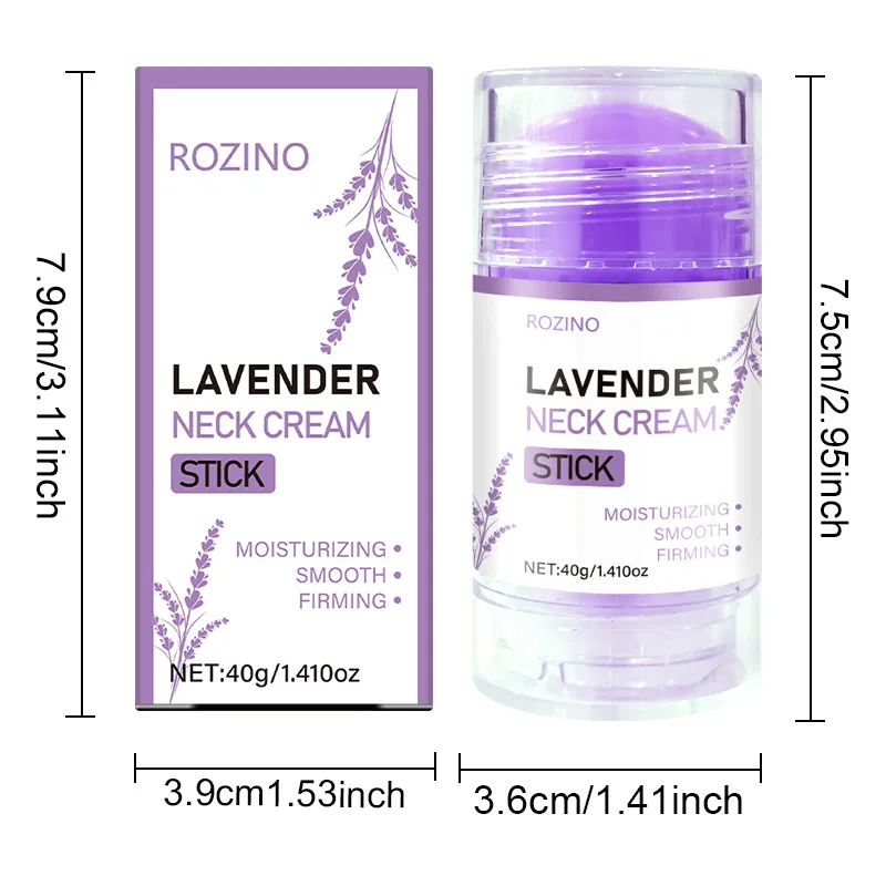 Crema viso e collo alla lavanda Crema essenza lifting e rassodante Linee sottili leggere Crema idratante per la bellezza della pelle