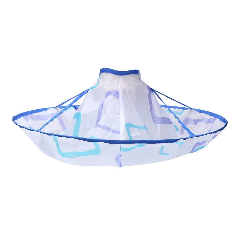 

Folding Hair Cutting Cape Waterproof Umbrella Barber Cape Antistatic Hair Cutting Cloak Washable for Children Kid Adults
