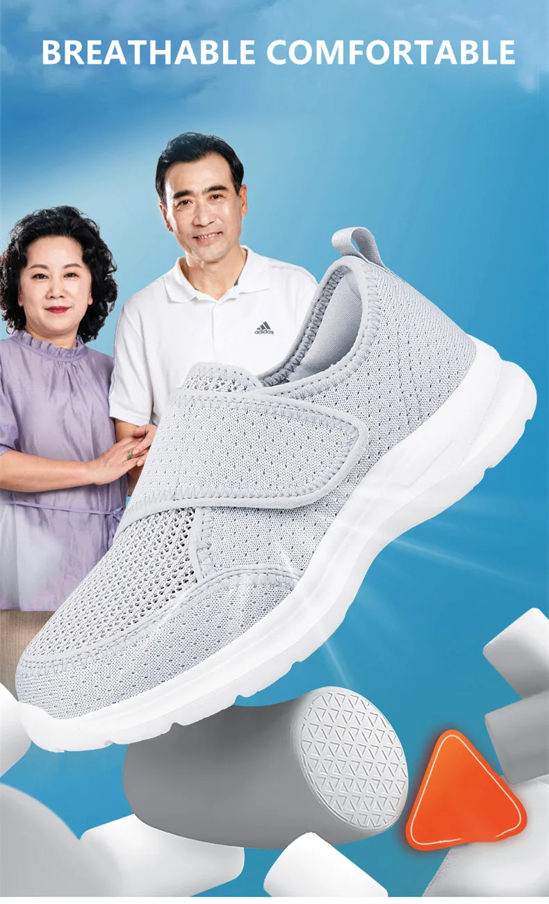 Damen-Sneaker für Orthopädie, Breite Füße, Geschwollene Füße, Geh- und Freizeitschuhe, Daumenkorrektur, Verstellbar, Bequem, Diabetiker-Barfußschuhe – Detail 2