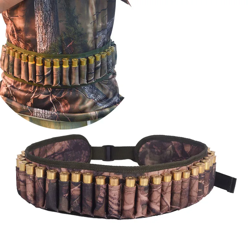 Tactical 30 Rounds 12/20 Gauge Ammo Holder Belt Pouch  Ammo Waist Bullet Cartridges Holster Hunting Gun Accessories