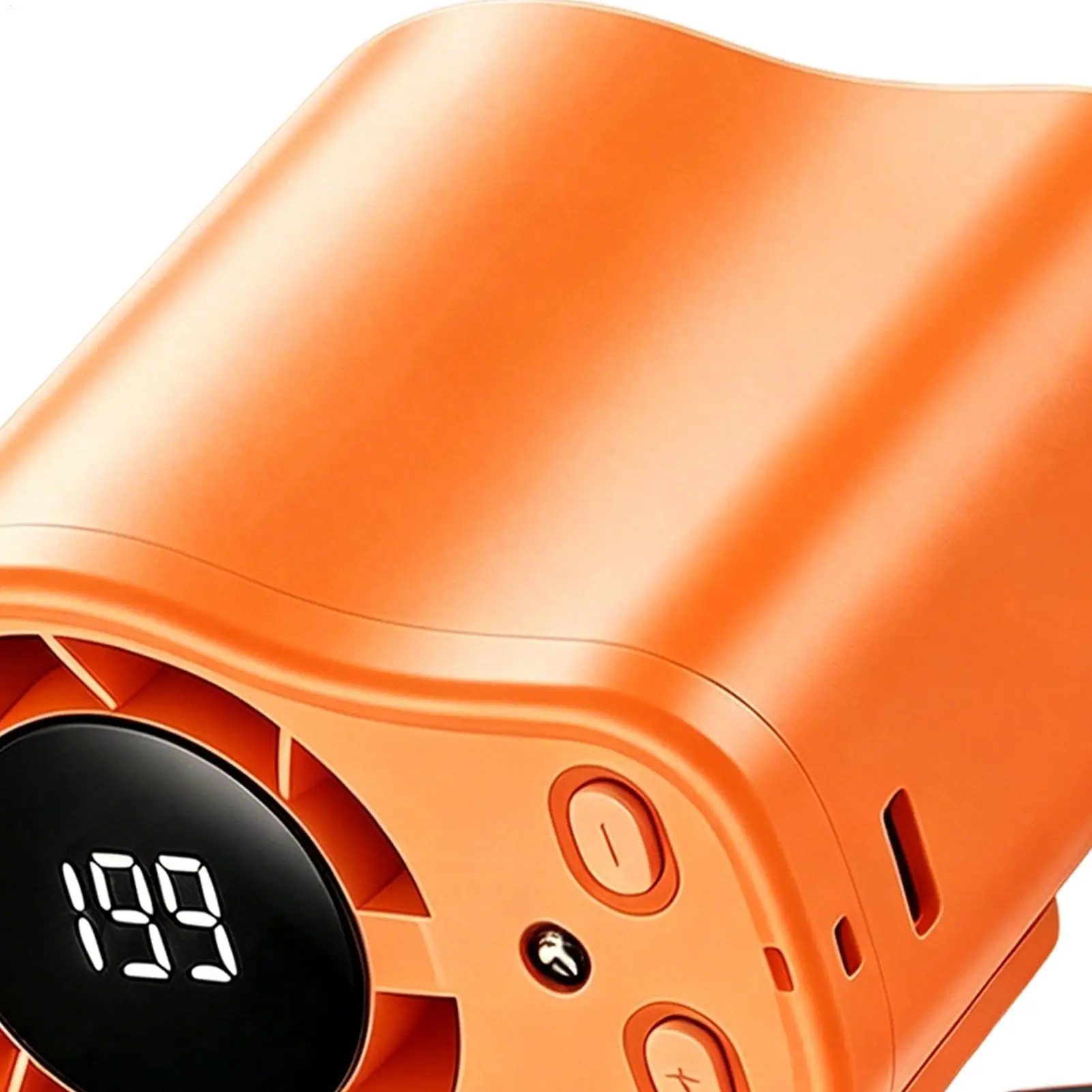 

Car Fan Clip On Low Noise LED Display Waist Clip Fan For Cycling Traveling Fishing Camping Beach Road Trip Jobsite Men Women