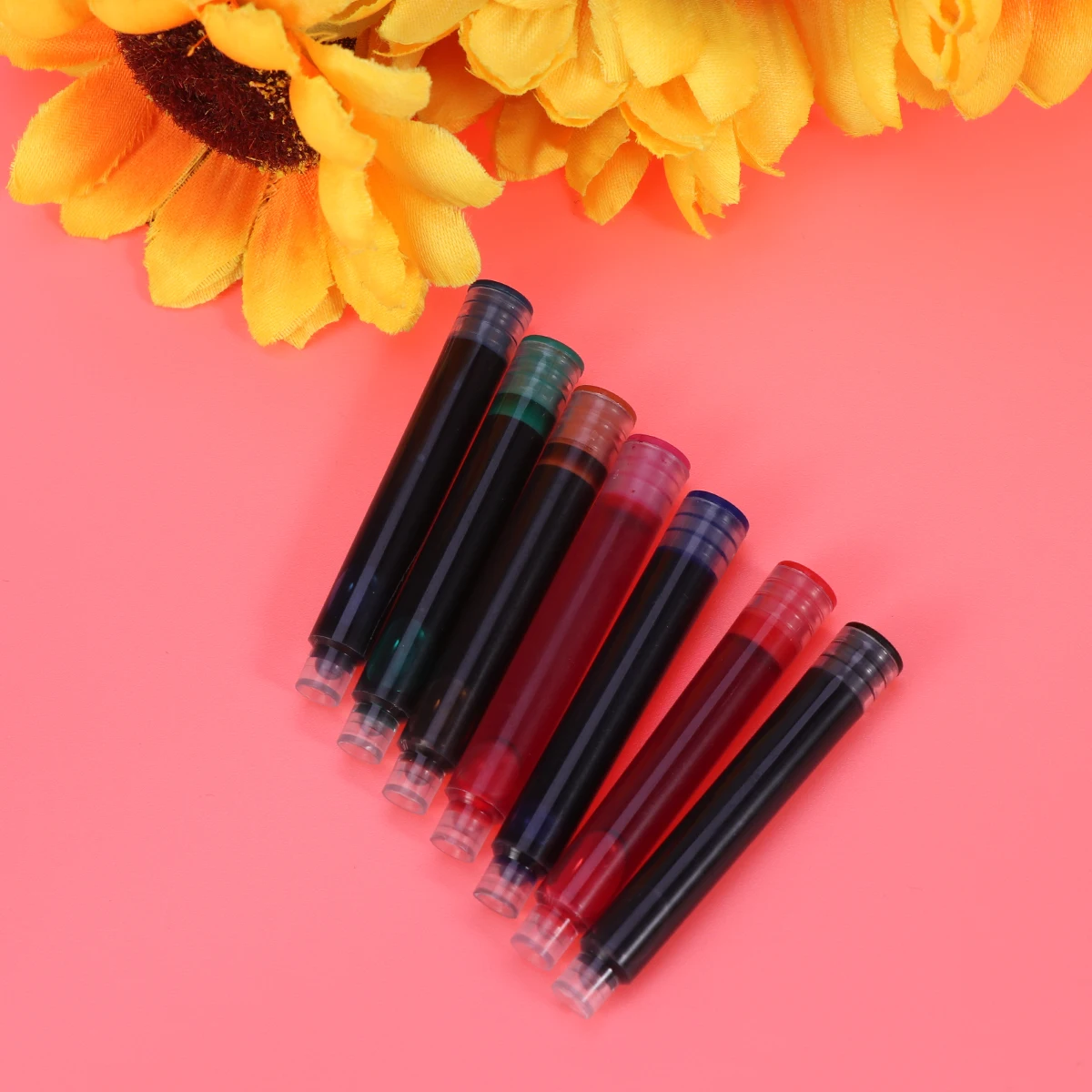 

35Pcs Fountain Pen Ink Refills Archival Safe Fast Drying Universal Ink Cartridges for Calligraphy Writing Stationery