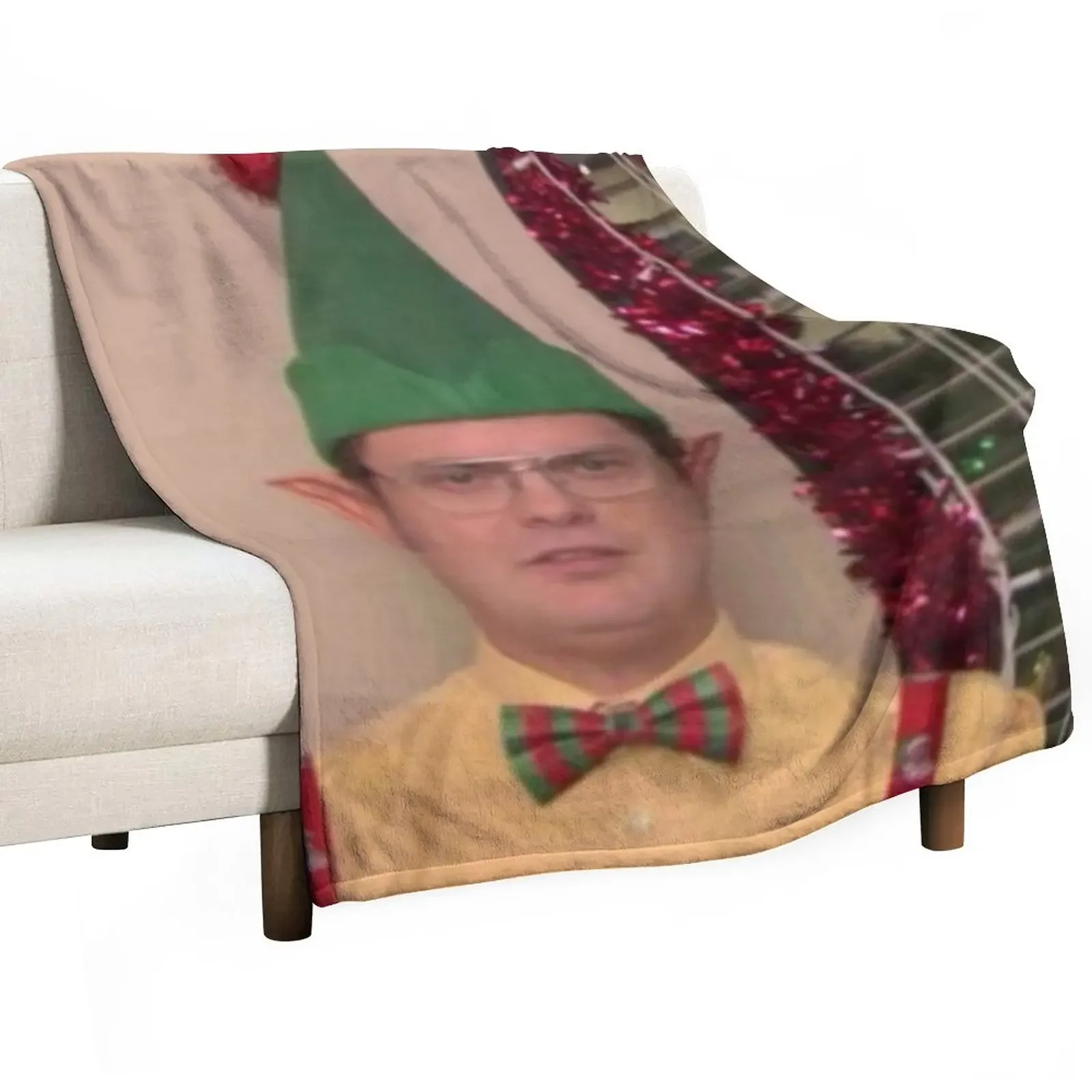 Willie Schrute Elf - The Office Throw Blanket, mantas suaves para cama, mantas para sofá, mantas y lanzamientos