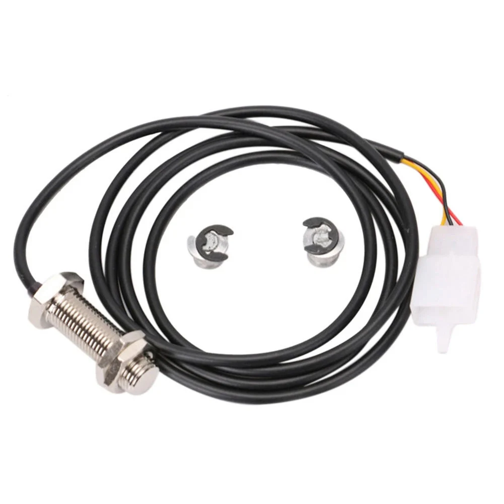 

3 Wires Sensor Motorcycle Sensor Cable Black Easy Connect Motorcycle Tachometer Cable Accessory Easy Connection