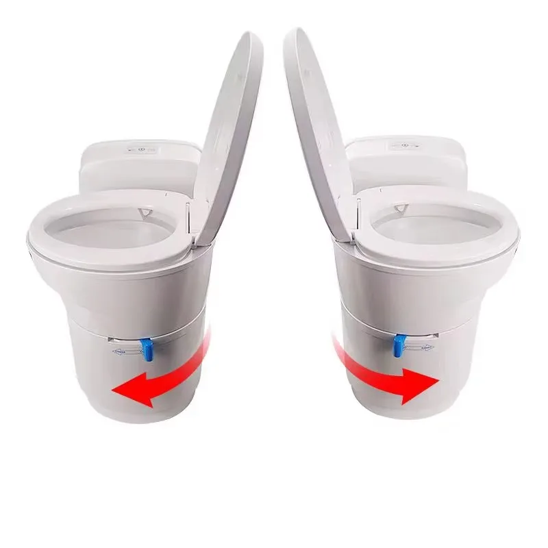 Portable Camper Van Toilet Motorhome RV Bathroom Shower Caravan Cassette Toilet With Hatch Door