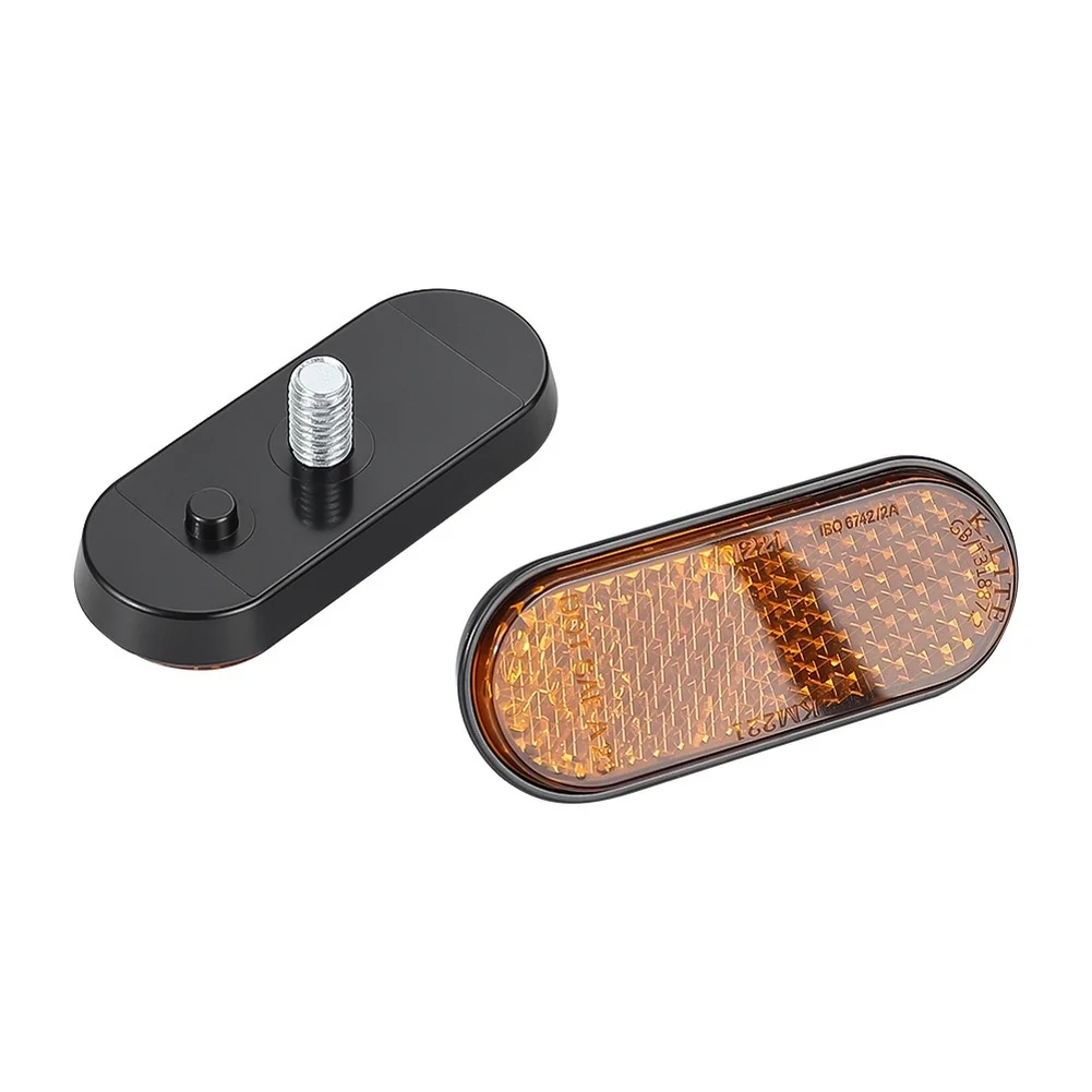 2Pcs Front Wheel Reflectors for Xiaomi 4 Lite Electric Scooter Second Generation Designed to Fit Original Fork Holes