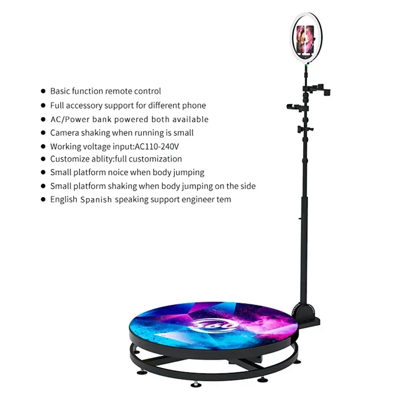 

Wholesale Price Holiday Festive Party Supplies Decorations 360 Camera Foto Kabine Foto De Camara Booth 360 Video Booth HOT SALES