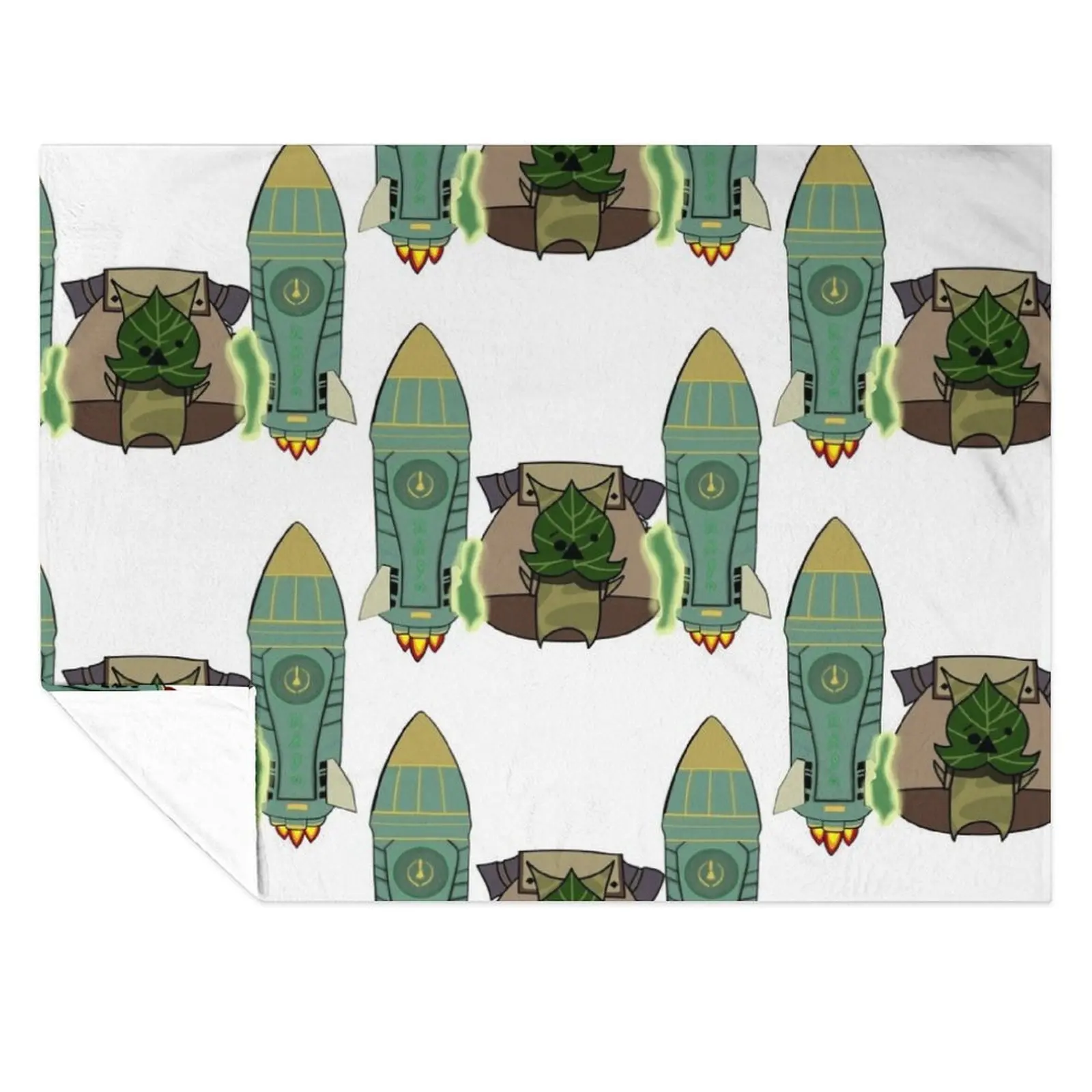 

rocket korok totk botw Throw Blanket Polar blankets and throws blankets ands Blankets
